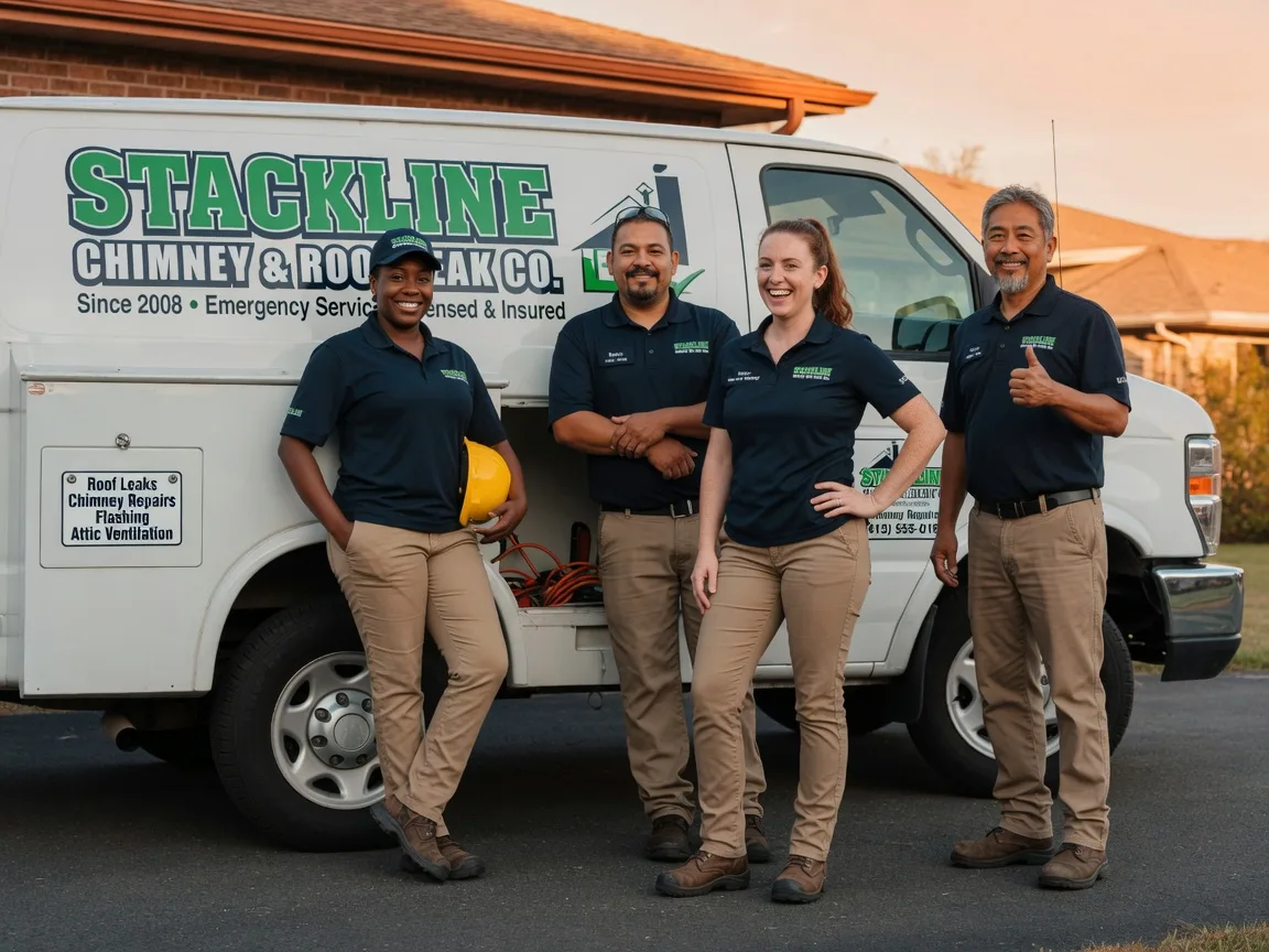 Chimney flashing repair company in Vallonia, IN